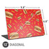 Burgers and Fries Universal Laptop 12in (9.8 x 6.8in) Skin
